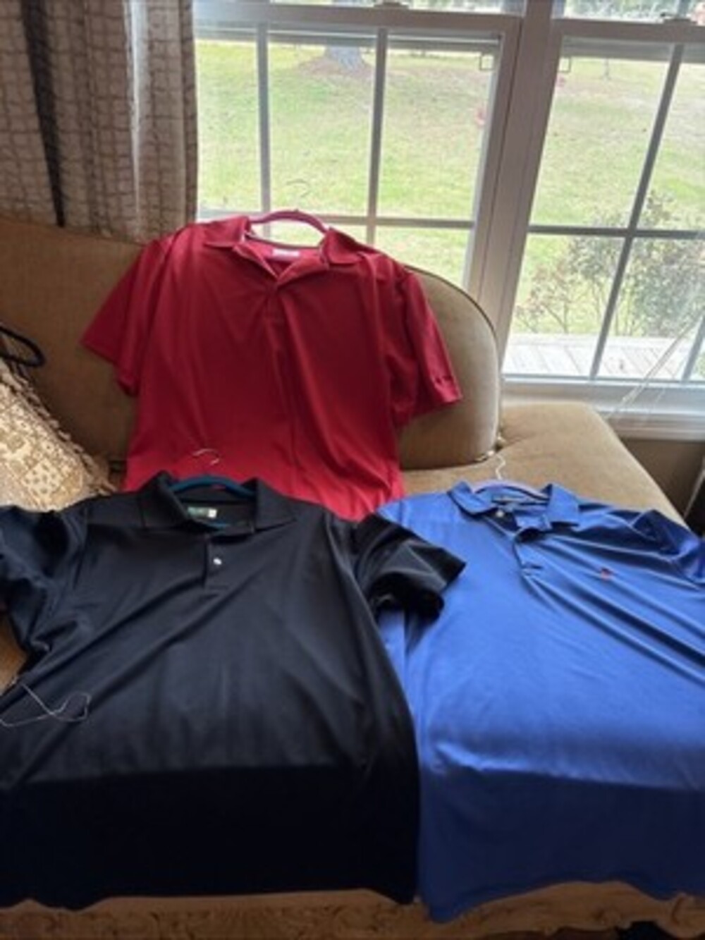 EUC Three Men’s Performance Polos, Ben Hogan And Us Polo Association, Size XL